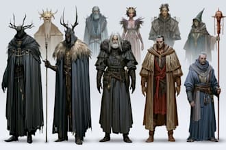 make original character and character concept art