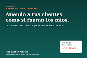 atencion al cliente profesional y soporte virtual