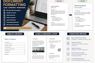 professionally format microsoft word documents