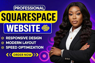 build square space website design, redesign square space, website development