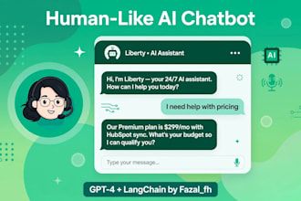 build an ai business chatbot for website lead generation
