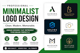 design a modern minimalist logo
