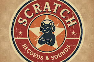 design a creative and unique scratch logo