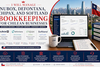 manage nubox, defontana, chipax, and softland bookkeeping for chilean businesses