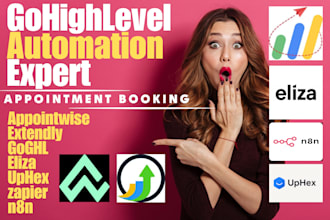 setup gohighlevel appointment booking appointwise extendly goghl eliza uphex n8n