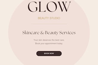 design a custom templates for beauty salon