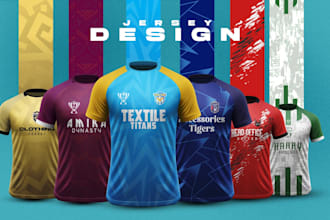 design premium soccer jersey, esports and sports uniform