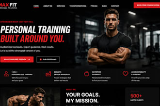 build squarespace fitness trainer website for your personal training business