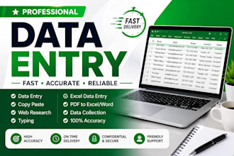 do data entry and video editing