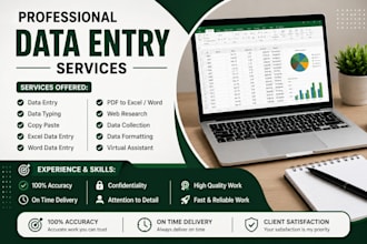 do accurate data entry and PDF to word conversion