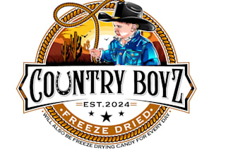 design a professional desert boy logo for your brand
