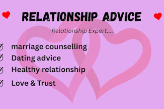 be your relationship adviser and talks