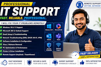 provide professional IT technical support