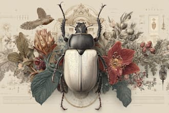 paint scientific animal illustrations