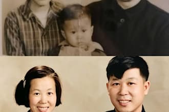 do professional photo restoration and fix old photos