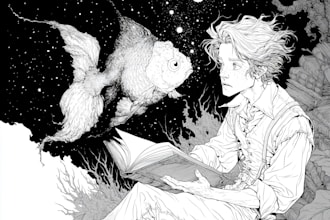 draw line art and sketch illustration in digital art