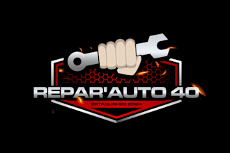design memorable auto garage business logo