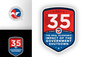 design a modern and powerful shutdown logo