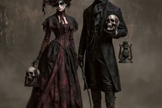 horror dark fantasy female male character desing