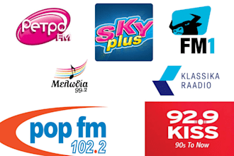 airplay and professionally promote your track on estonia and greece radio