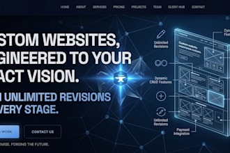 make a custom website or app