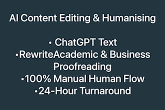humanize ai content and edit chatgpt text