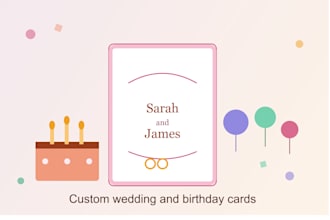 create stunning birthday and wedding cards