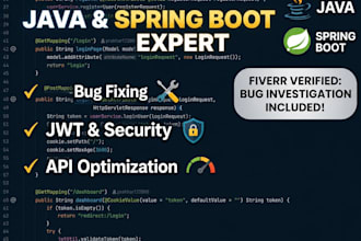 debug and fix your java or spring boot code