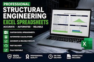 create professional structural engineering excel calculation spreadsheets