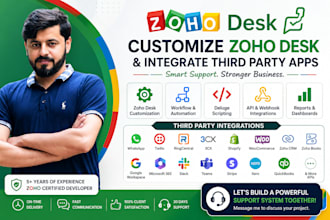 build custom zoho desk workflows, functions, and webhooks