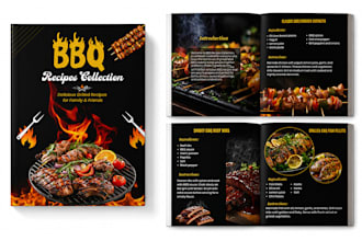 design and format cookbooks and recipes book