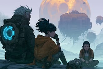 design sci fi art, concept art, sci fi art illustration