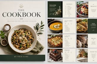 be your cookbook writer, write high quality recipes for KDP