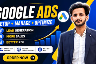 setup and manage your google ads adwords campaigns or audit sem
