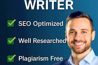 write 1500 words SEO optimized blog article and website content