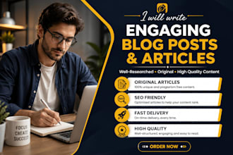write engaging blog posts and articles