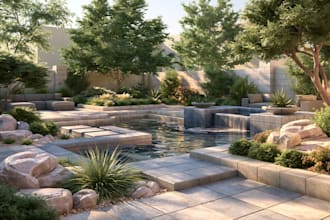 do backyard landscape design, patio, front yard design