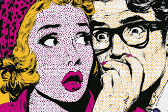 create a unique street pop art collage
