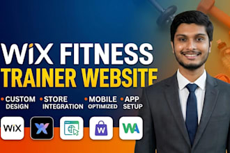 design wix fitness trainer,  yoga  and therapy website