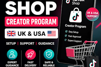 provide tiktok shop approved and setup services
