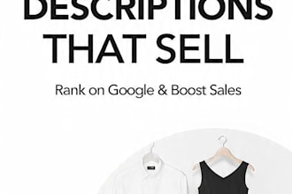 write SEO product descriptions for clothing and fashion