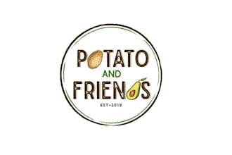 design bistro healthy potato else vintage style logo