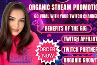 twitch live viewers twitch promotion channel growth twitch partner live chatters