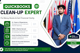 do bookkeeping cleanup in quickbooks online