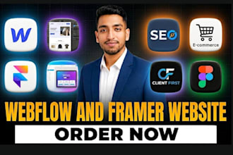design, develop webflow, figma to webflow, framer website, framer developer