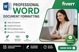 turn your rough word document into a polished final file