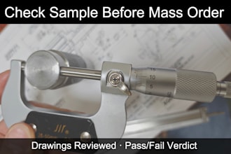 inspect your product sample before mass production in china