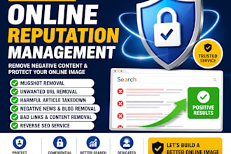 remove mugshots, harmful links, negative articles, news, unwanted URL and ORM