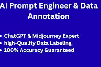 be your expert ai promt engineer and data annotator