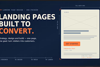 design high converting landing page for your buisness